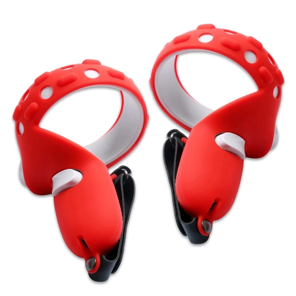 Silicone Handle Grip Cover Protect Sleeve Strap For Oculus Quest 2 VR Headset h